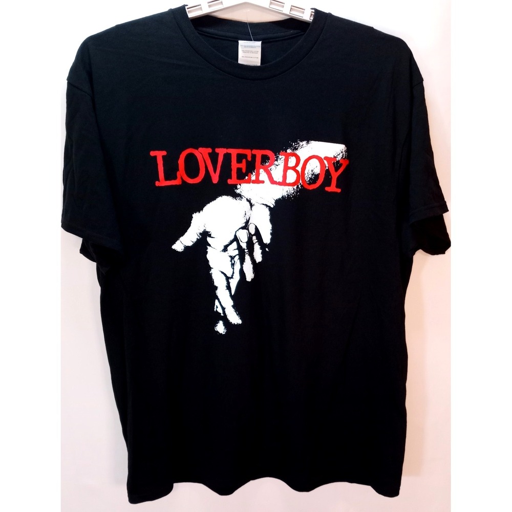 Loverboy Live 2023 Men's T-Shirt, XL, Black